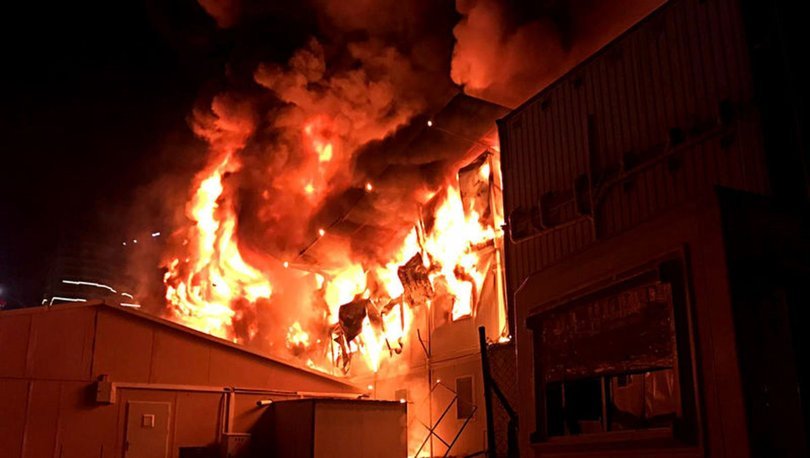 Çubuk’ta mantar fabrikasında çıkan yangın söndürüldü