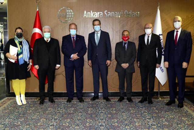 Portekiz’in Ankara Büyükelçisi Leitao, ASO Başkanı Özdebir’i ziyaret etti