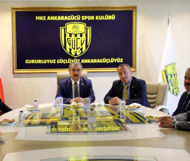 BBP Genel Başkanı Destici’den MKE Ankaragücü’ne ziyaret