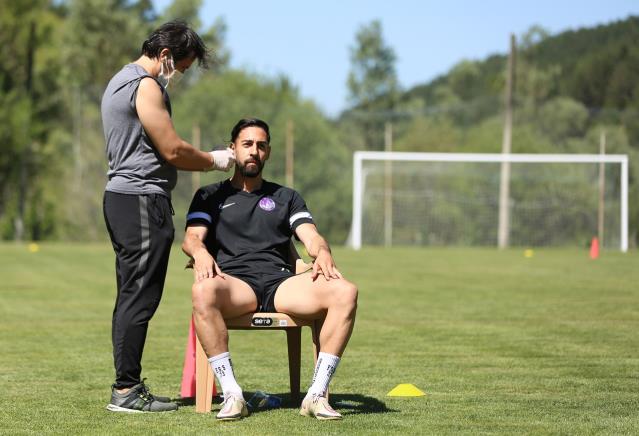 Keçiörengücü futbolcuları laktat testinden geçti