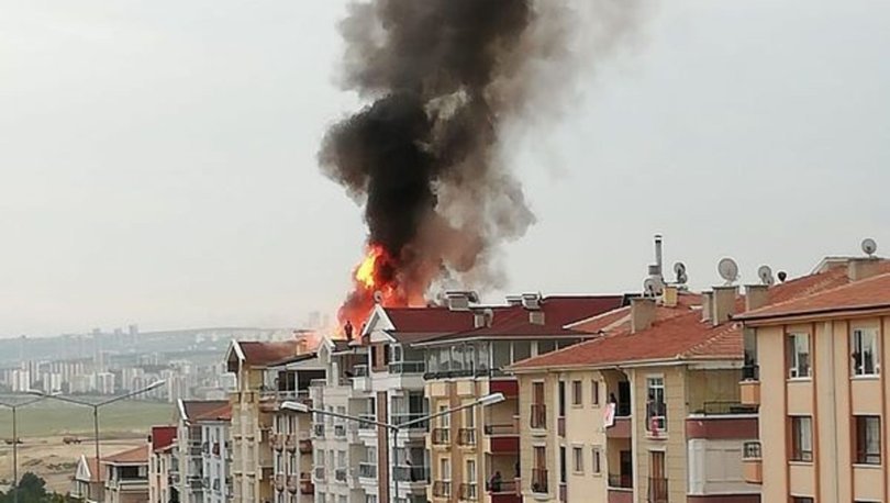 Ankara’da korkutan yangın