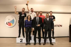 Ankara’da düzenlenen 3 Bant Bilardo Türkiye Şampiyonası 17 yaş altı gençler kategorisi 2. etap müsabakaları tamamlandı